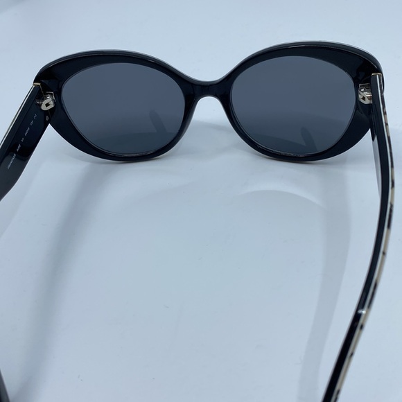 Kate Spade signature cat eye look black and white flower sunglasses frame - Picture 5 of 6